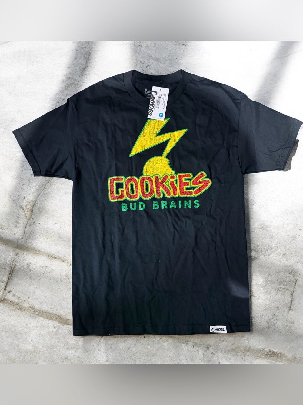 Cookies Bud Brains Black Graphic Tee